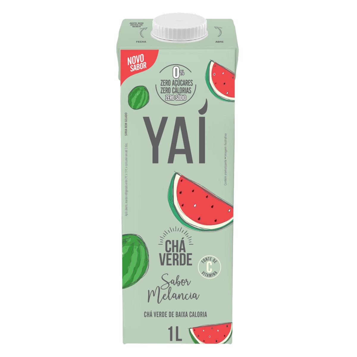 Chá Verde de Melancia Yaí 1L