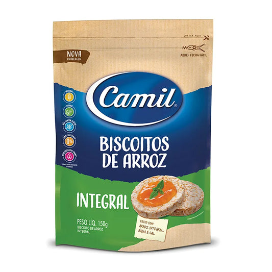Mini Biscoito de Arroz Camil 150g