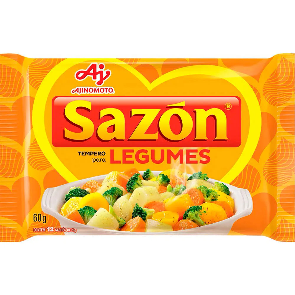 Tempero Pronto Sazón Amarelo Legumes 60g