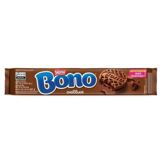 Biscoito Bono Recheado Chocolate 90g