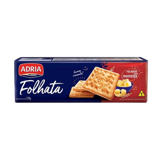 Biscoito Cream Cracker Folhata Adria 200g