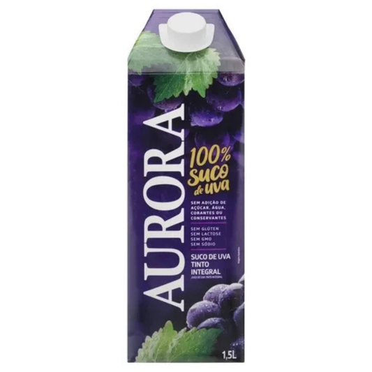Suco De Uva Aurora Tinto Integral Caixa 1,5l