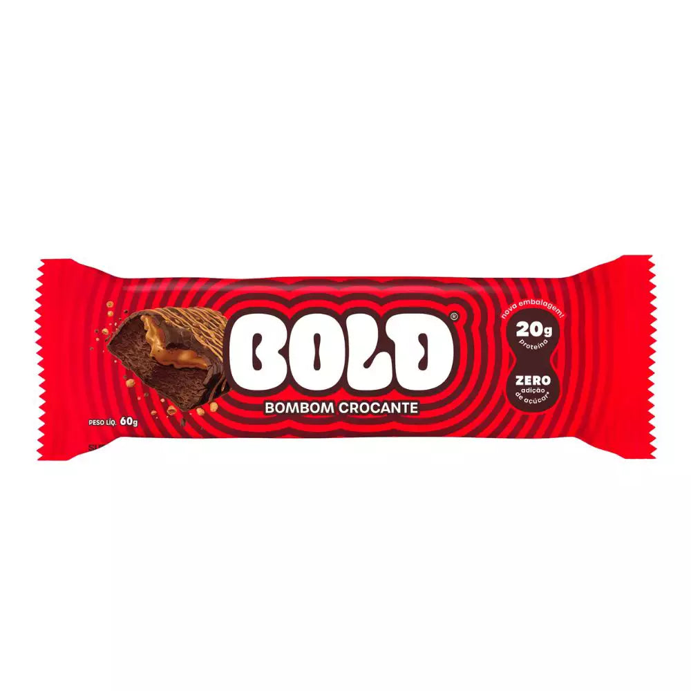 Barra de Proteína Bombom Crocante Bold 60g