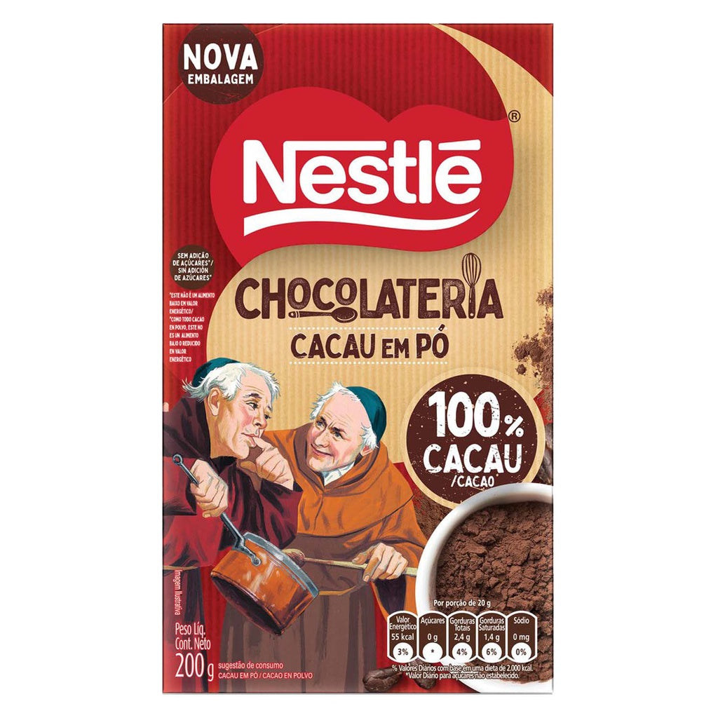 Chocolate em Pó 100% Cacau Nestlé 200g